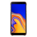 Etui sztywny pokrowiec z gradientem do Samsung Galaxy J4 Plus 2018 złoty