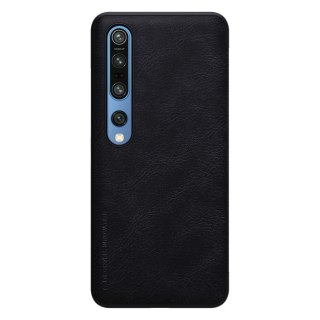 Skórzane etui Nillkin Qin do Xiaomi Mi 10 Pro / Xiaomi Mi 10 czarny