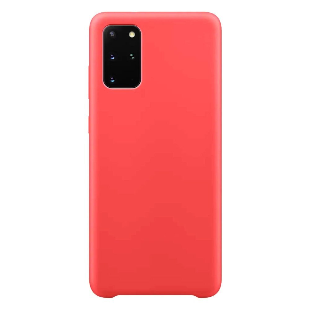 Elastyczne silikonowe etui Silicone Case do Samsung Galaxy S20+ (S20 Plus) czerwony
