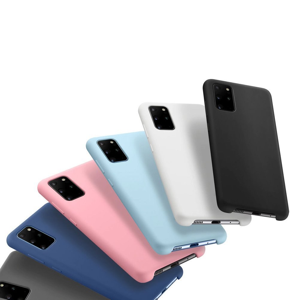 Elastyczne silikonowe etui Silicone Case do Samsung Galaxy S20+ (S20 Plus) różowy