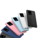 Elastyczne silikonowe etui Silicone Case do Samsung Galaxy S20 Ultra różowy