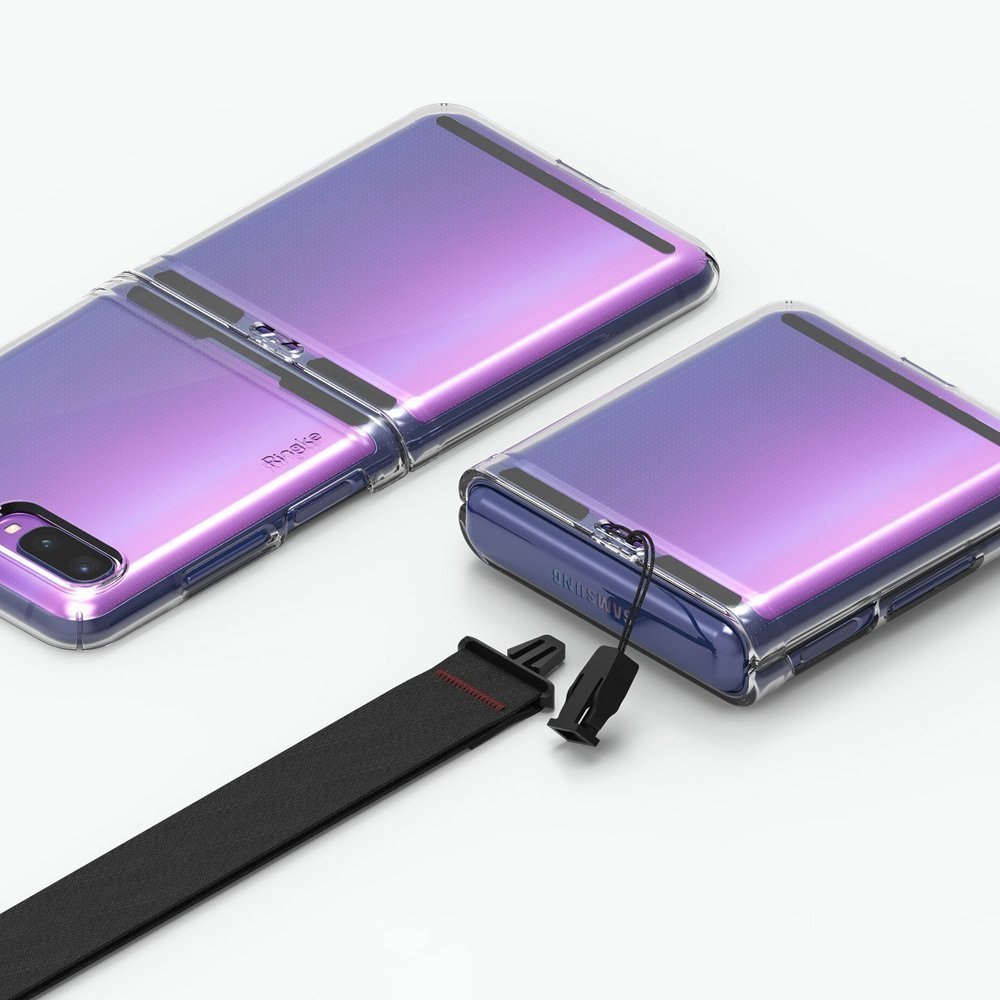 Ultracienkie etui pokrowiec Ringke Slim do Samsung Galaxy Z Flip czarny