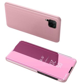 Etui z klapką Clear View Case do Huawei P40 Lite / Nova 7i / Nova 6 SE różowy