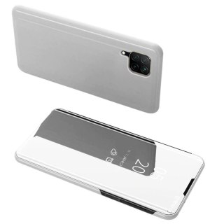 Etui z klapką Clear View Case do Huawei P40 Lite / Nova 7i / Nova 6 SE srebrny