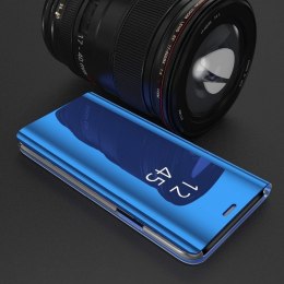 Etui z klapką Clear View Case do Huawei P40 Lite / Nova 7i / Nova 6 SE srebrny