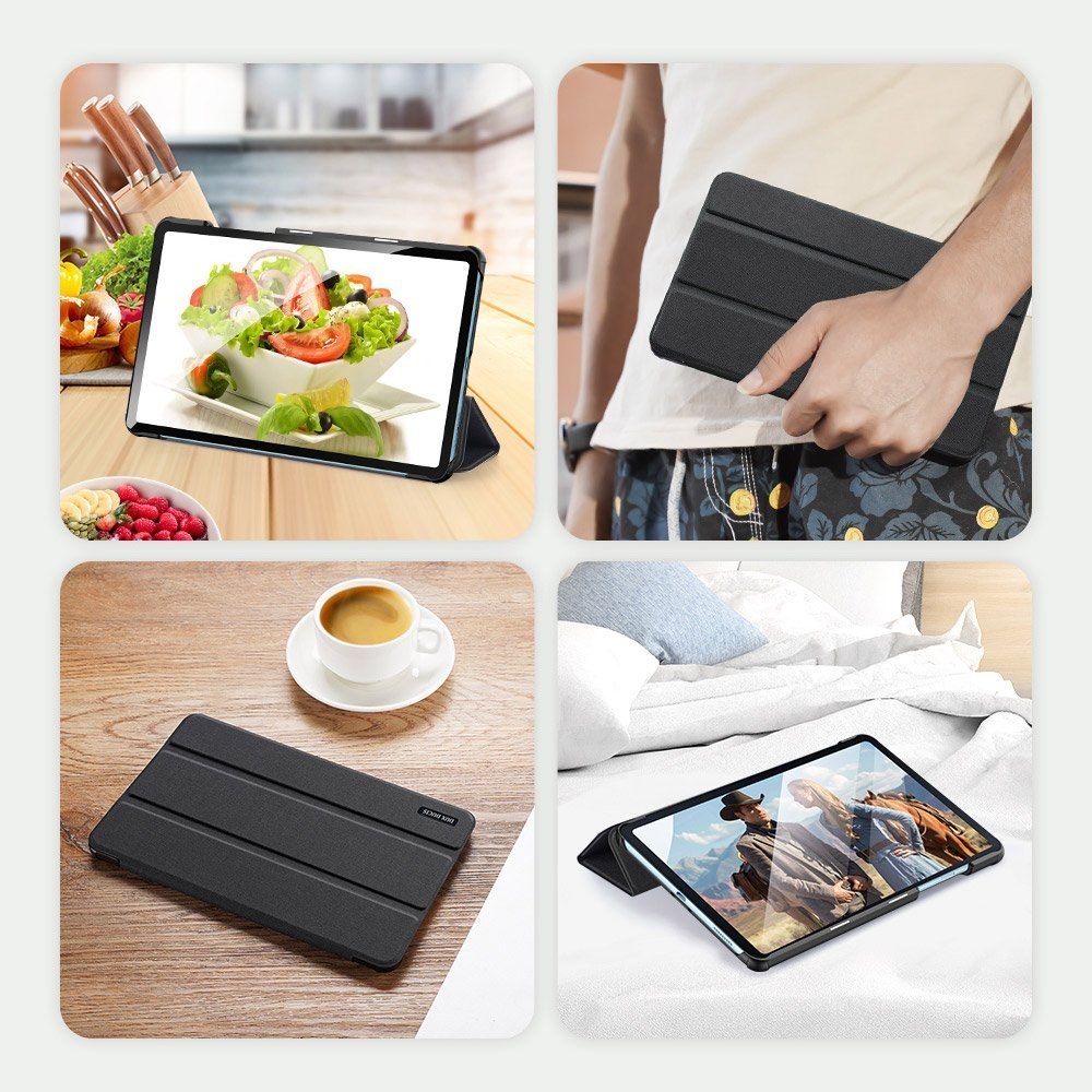 Składane etui na tablet DUX DUCIS Domo z funkcją Smart Sleep do Samsung Galaxy Tab S6 Lite czarny