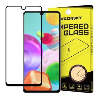 Szkło hartowane na cały ekran z ramką do Samsung Galaxy A41 czarny