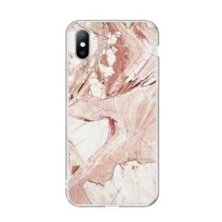 Żelowe etui marmur do Huawei P40 Lite różowy