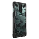 Etui pancerne z ramką Ringke Fusion X Design do OnePlus 8 czarny Camo Black