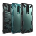 Etui pancerne z ramką Ringke Fusion X Design do OnePlus 8 czarny Camo Black