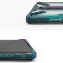 Pancerne etui Ringke Fusion X z ramką do OnePlus 8 zielony
