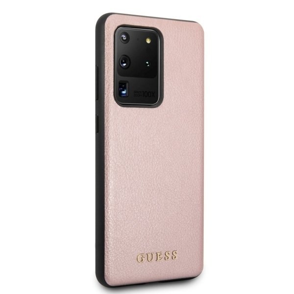 Etui Guess do Samsung S20 Ultra różowo-złoty/rose gold