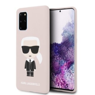 Etui Karl Lagerfeld do Samsung Galaxy S20+ Plus jasnoróżowy/light pink Silicone Iconic