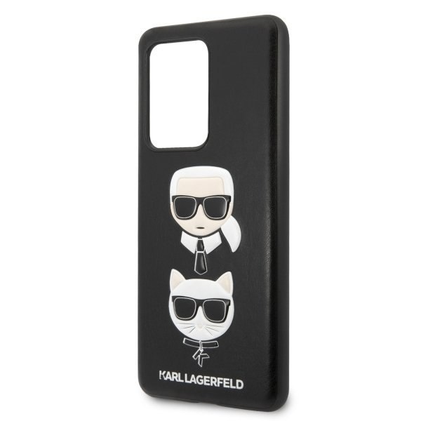Oryginalne Etui Karl Lagerfeld do Samsung S20 Ultra hardcase czarny/black Karl & Choupette