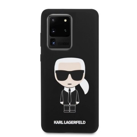 Oryginalne Etui Karl Lagerfeld do Samsung S20 Ultra hardcase czarny/black Silicone Iconic