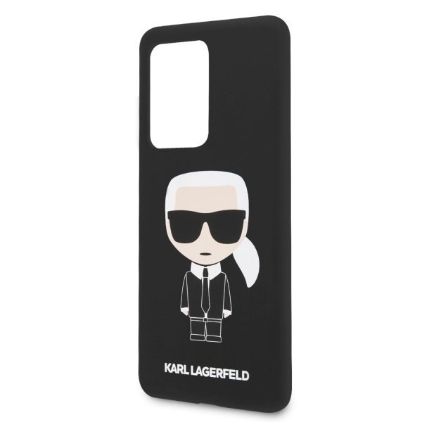 Oryginalne Etui Karl Lagerfeld do Samsung S20 Ultra hardcase czarny/black Silicone Iconic