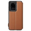 Etui Spigen Ciel Wallet Brick do Samsung Galaxy S20 Ultra brązowy