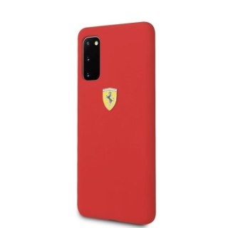 Oryginalne Etui Ferrari Hardcase do Samsung S20 czerwony/red Silicone