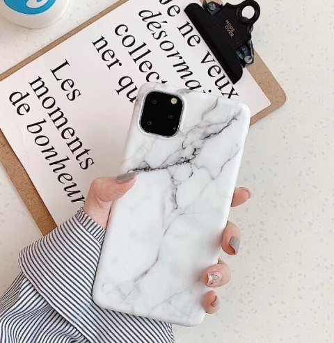 Żelowe etui Marble do Xiaomi Redmi 10X 4G / Xiaomi Redmi Note 9 różowy