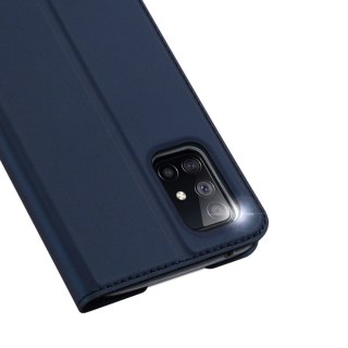 Etui z klapką DUX DUCIS Skin Pro do Samsung Galaxy A71 granatowy