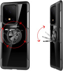 Pancerne Etui plus Ring do Samsung Galaxy S20 Ultra czarny
