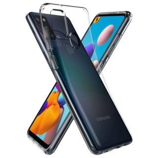 Etui Spigen Liquid Crystal do Samsung Galaxy A21S bezbarwny