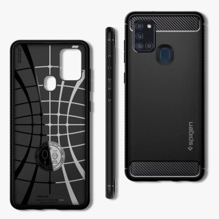 Etui Spigen Rugged Armor do Samsung Galaxy A21S czarny