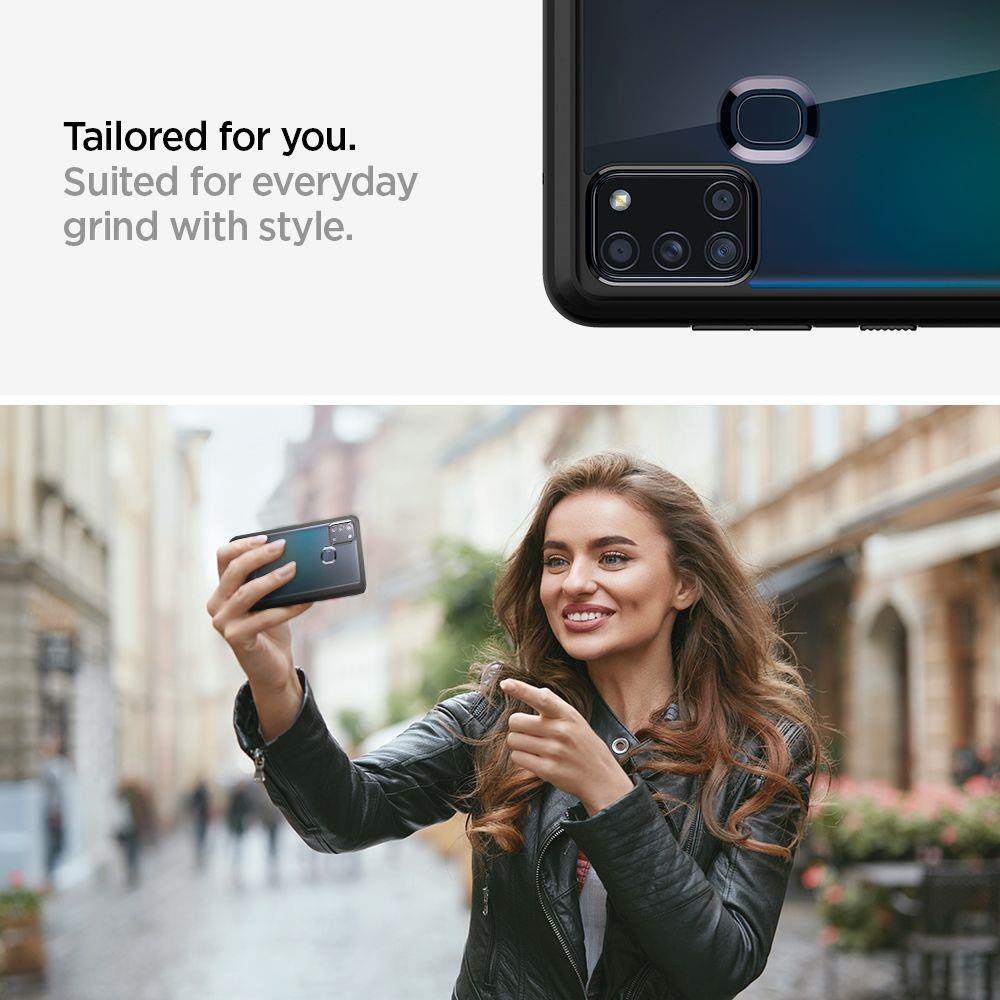 Etui Spigen Ultra Hybrid do Samsung Galaxy A21S MATTE BLACK