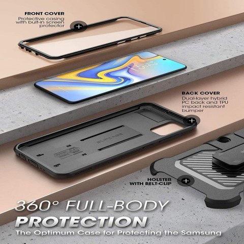 Etui pancerne SUPCASE do GALAXY A71 BLACK