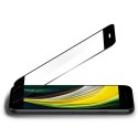 Szkło hartowane Spigen Alm Glass FC do iPhone 7 / 8 / SE 2020 czarny