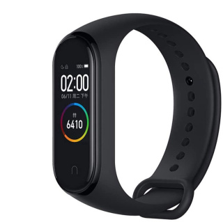 Silikonowa opaska zamienna do Xiaomi Mi Band 4 / Mi Band 3 czarny