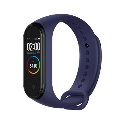 Silikonowa opaska zamienna do Xiaomi Mi Band 4 / Mi Band 3 granatowa