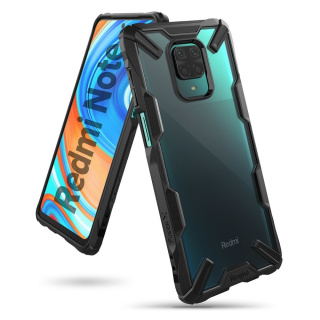 Etui pancerny pokrowiec z ramką do Xiaomi Redmi Note 9 Pro / Redmi Note 9S czarny