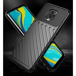 Elastyczne pancerne etui Thunder Case do Xiaomi Redmi Note 9 Pro / Redmi Note 9S czarny