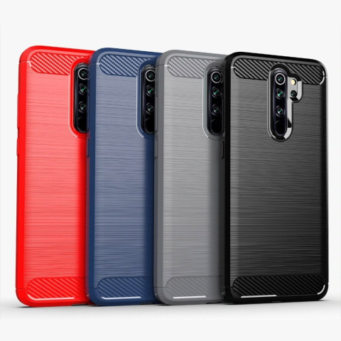 Etui pancerne + szkło do Xiaomi Redmi Note 8 Pro czarny