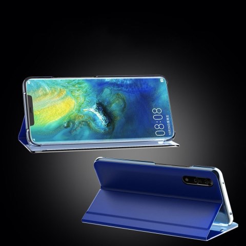 Etui z klapką z funkcją podstawki do Huawei P20 Pro różowy