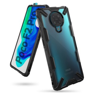 Pancerne etui z ramką Ringke Fusion X do Xiaomi Redmi K30 Pro / Poco F2 Pro czarny