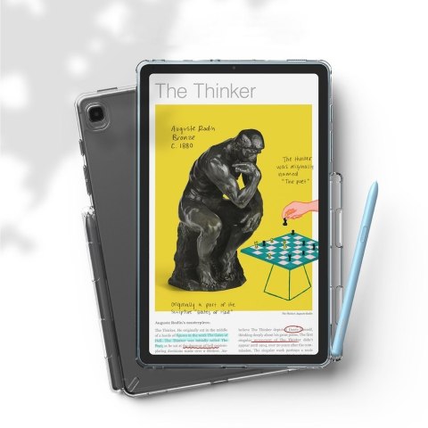 Etui z żelową ramką Ringke Fusion do Samsung Galaxy Tab S6 Lite przezroczysty