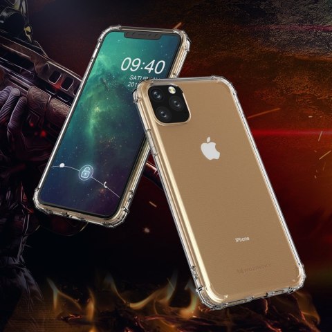 Pancerne etui Anti Shock do iPhone 11 Pro przezroczysty