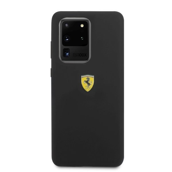 Etui Ferrari Hardcase do Samsung Galaxy S20 Ultra black Silicone