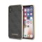 Etui Guess do iPhone X / Xs szary hard case 4G Collection