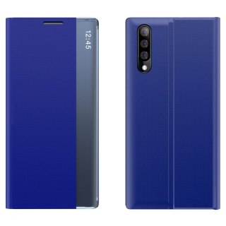 Etui z klapką z funkcją podstawki do Samsung Galaxy A70 niebieski