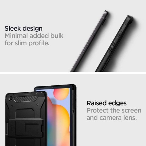 Etui Spigen Tough Armor Pro do Samsung Galaxy Tab S6 Lite czarny