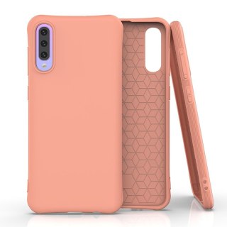 Elastyczne żelowe etui do Samsung Galaxy A70 pomarańczowy