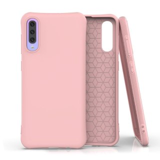 Elastyczne żelowe etui do Samsung Galaxy A70 różowy