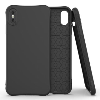 Elastyczne żelowe etui do iPhone XS / iPhone X czarny