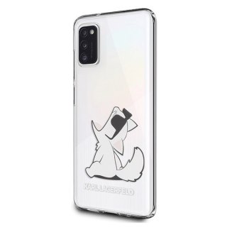 Etui Karl Lagerfeld do Samsung Galaxy A41 przezroczysty Choupette Fun