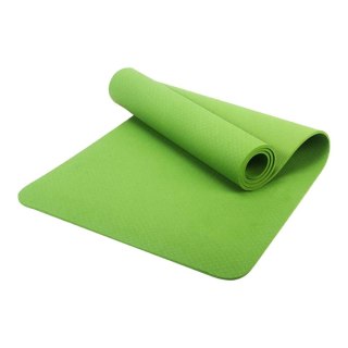 Mata gimnastyczna do ćwiczeń 181 cm x 63 cm x 1 cm joga pilates kolor zielony