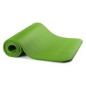 Mata gimnastyczna do ćwiczeń 181 cm x 63 cm x 1 cm joga pilates kolor zielony