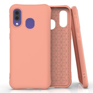 Elastyczne żelowe etui do Samsung Galaxy A40 pomarańczowy